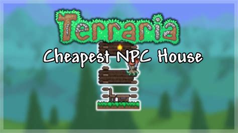 How to make the FASTEST NPC House in Terraria .